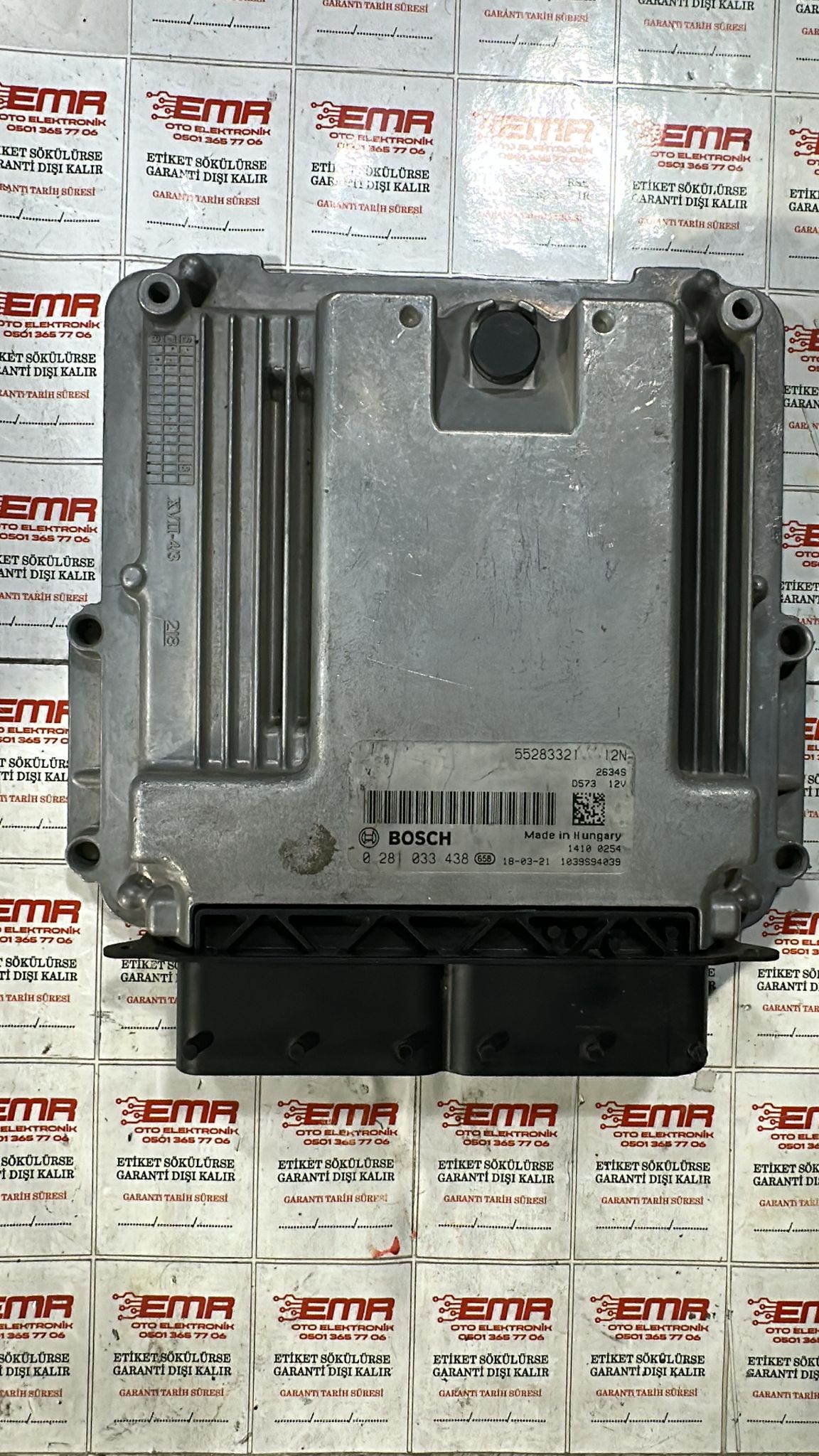 FİAT DOBLO 1.6 EURO 6 MOTOR BEYNİ 0281033438